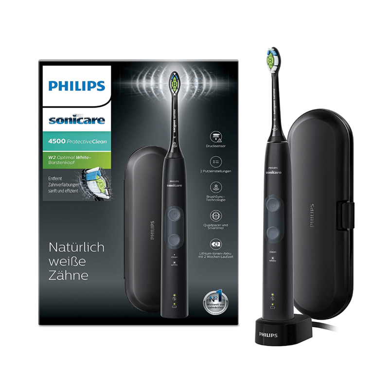 Philips Sonicare ProtectiveClean 4500 HX6830/53 Zahnbürste mit Schall Philips Sonicare ProtectiveClean 4500 HX6830/53 Schallzahnbürste