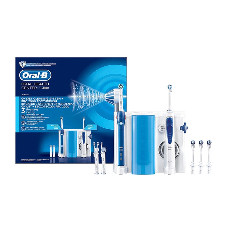 Oral-B Mundpflegecenter PRO 2000 + Oxyjet Munddusche Oral-B Mundpflegecenter PRO 2000 + Oxyjet Munddusche