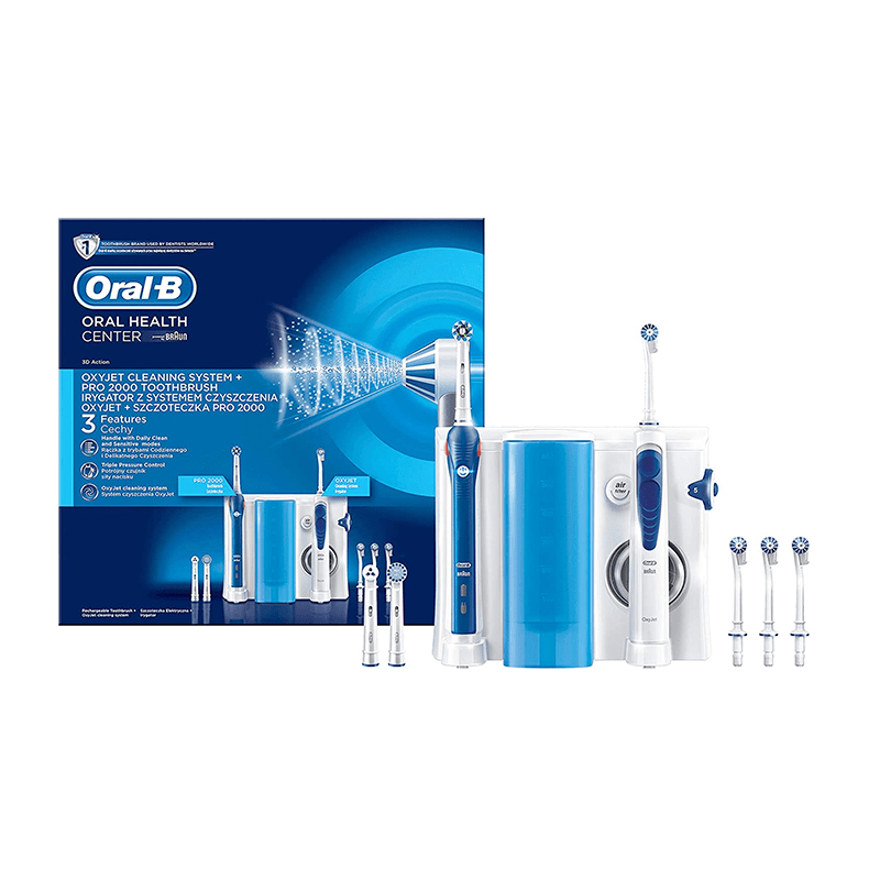 Oral-B Mundpflegecenter PRO 2000 + Oxyjet Munddusche Oral-B Mundpflegecenter PRO 2000 + Oxyjet Munddusche